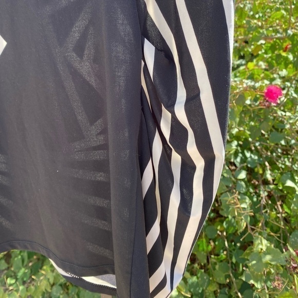 BCBGMAXAZRIA Form Fitting Dress, Black/White, XS - Picture 3 of 6